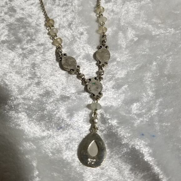Avon SH silvertone necklace 15" w/ 2 1/2" ex. 1.1780 - Picture 9 of 10